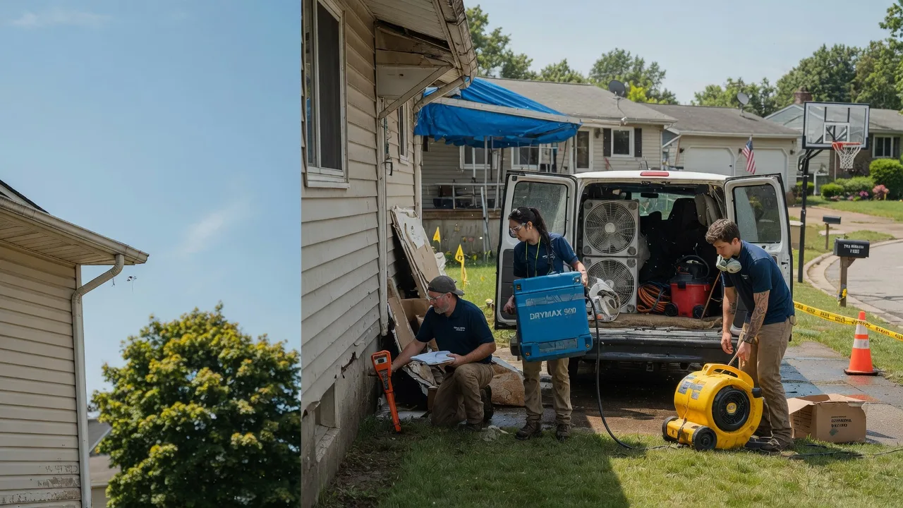 Ceiling Leak Cleanup in Stoutsville, OH near me